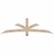 Ekena Millwork Davenport Smooth Timber Gable Bracket, Douglas Fir, 72"W x 21"H x 1 1/2"D x 3 1/2"F, 7/12 Pitch GBW072X21X0204DAV00SDF - alternate 1